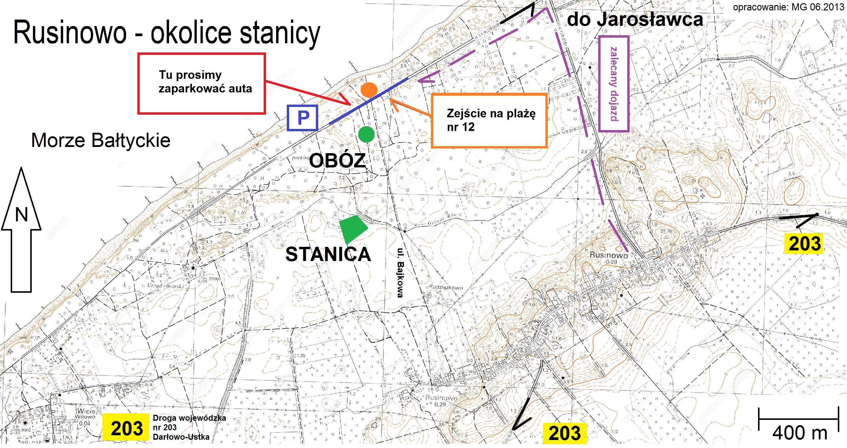 dojazd na obóz